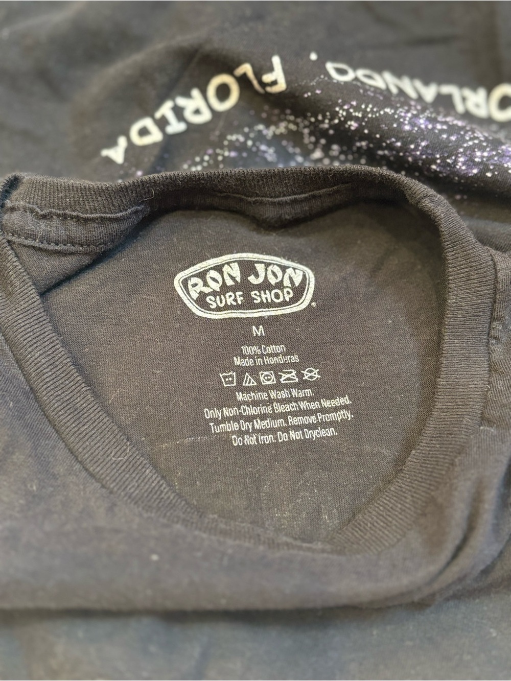 Ron Jon Surf Shop Orlando Astronaut Galaxy Short Sleeve T-Shirt Unisex Medium - Picture 4 of 4